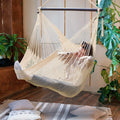 Bathonly Large Hammock Chair With Spreader Bar, Caribbean Hammock Swing Chair, Xl Hammock Chair Outdoor Indoor, 330 Lbs Weight C