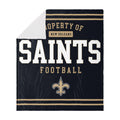 Foco New Orleans Saints Nfl Team Property Of Sherpa Fleece Blanket