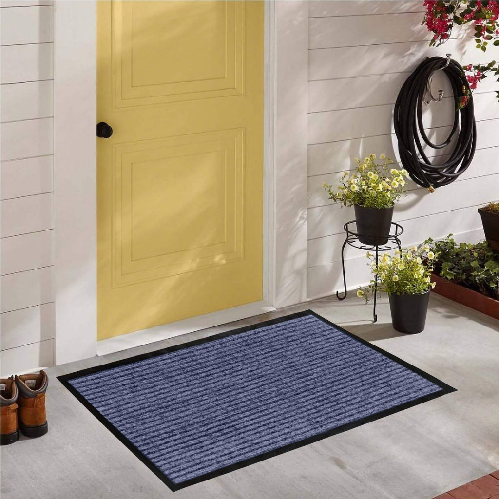 Luxurux Durable Rubber Door Mat - Heavy Duty, Indoor/Outdoor, Easy To Clean, Waterproof, Low-Profile Mat For Entry, Patio, Garag