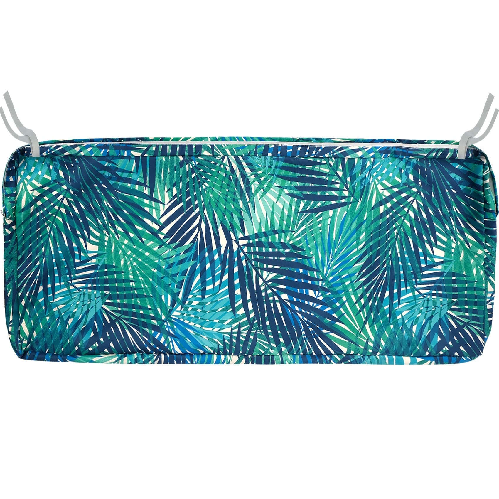 Nettypro Outdoor Bench/Loveseat Cushion Cover 48 X 18 X 3 Inch, Water Resistant Uv Protection Patio Furniture Swing Cushion Slip