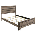 Coaster Home Furnishings Kauffman Transitional Wood Queen Size Panel Bed Frame 54-inch Headboard Washed Taupe 204191Q