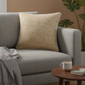 Sajavat Home Cotton Cushion Cover 22X22 Inches Brown (Pack Of 1)