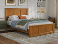Afi, Charlotte Twin Xl Solid Wood Low Profile Platform Bed With Matching Footboard, Espresso