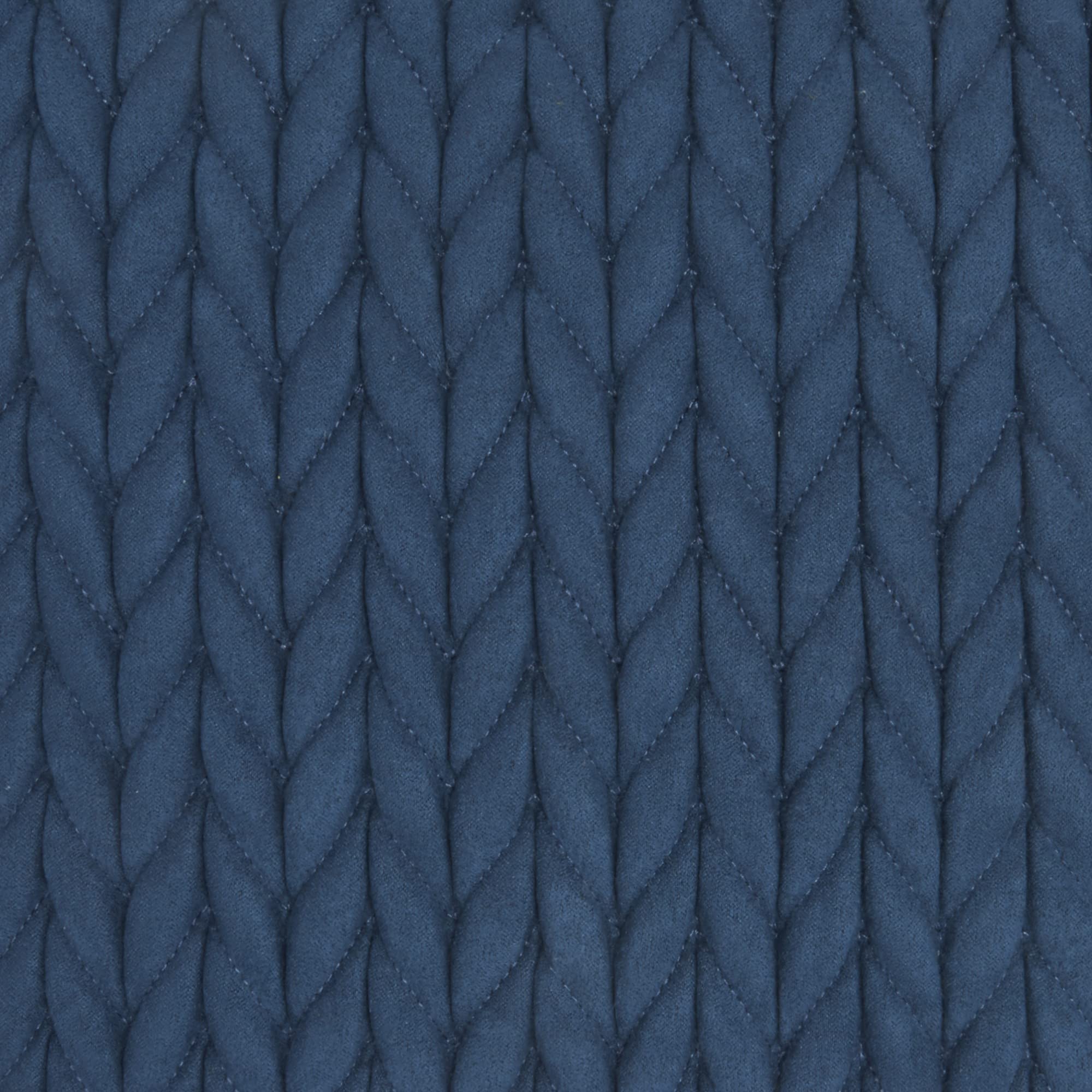 HomeRoots 100% Polyester Blue Chunky Braid Throw Pillow