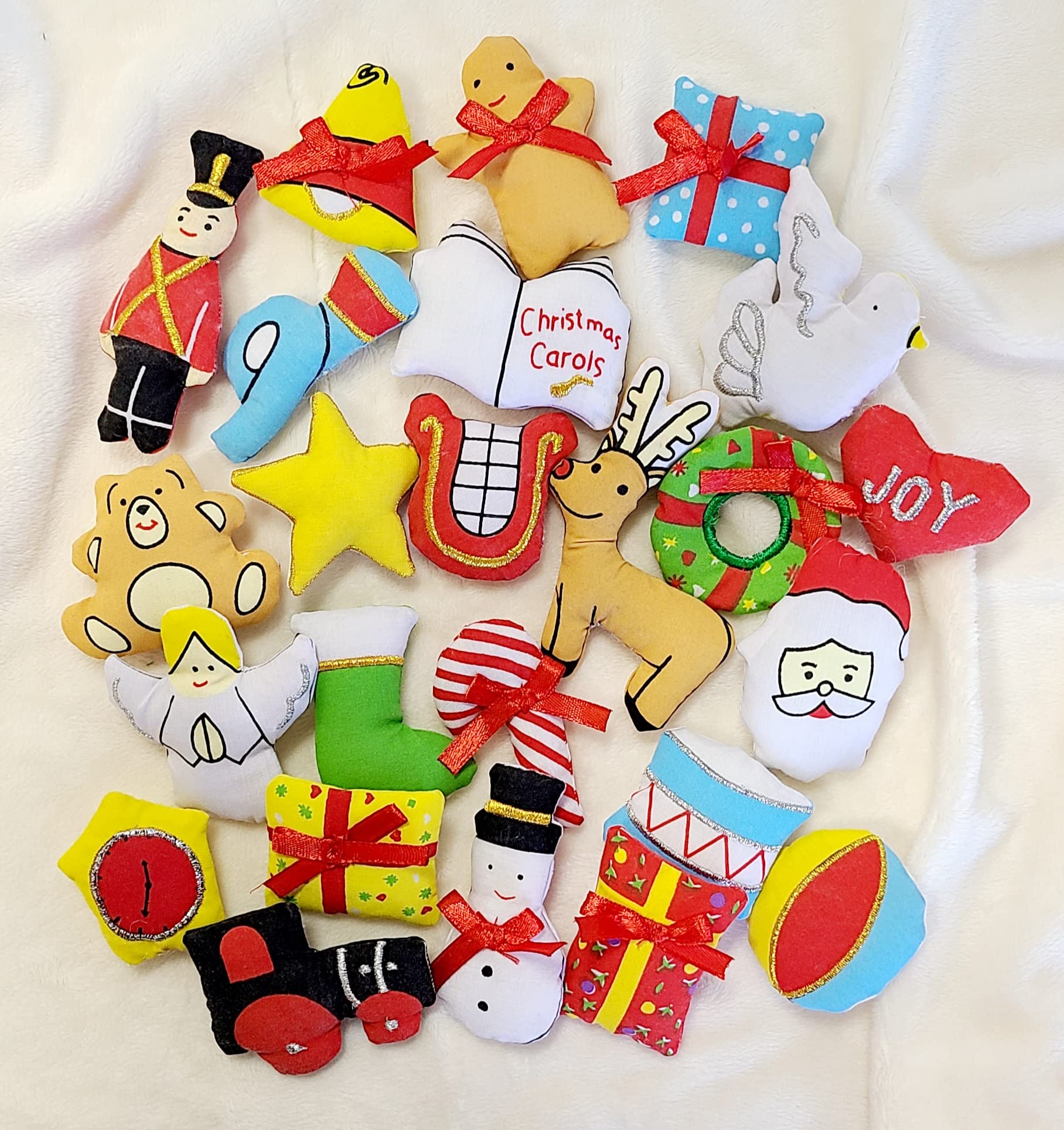 Personalized Christmas Tree Advent Calendar By Pockets Of Learning | Family Festive Holiday D  Cor, Seasonal Fabric Wall Hanging