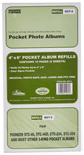 Refill Pages for STC-46, STC-46D, STC-204 and STC-504 Photo Albums 30 Pockets Hold 4x6 Photos