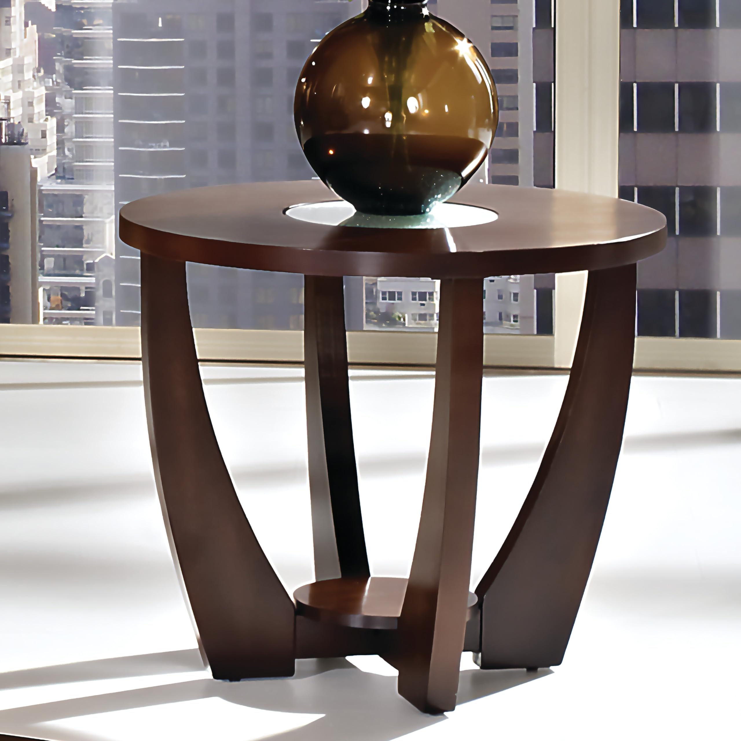 Steve Silver Company Rafael End Table, Brown