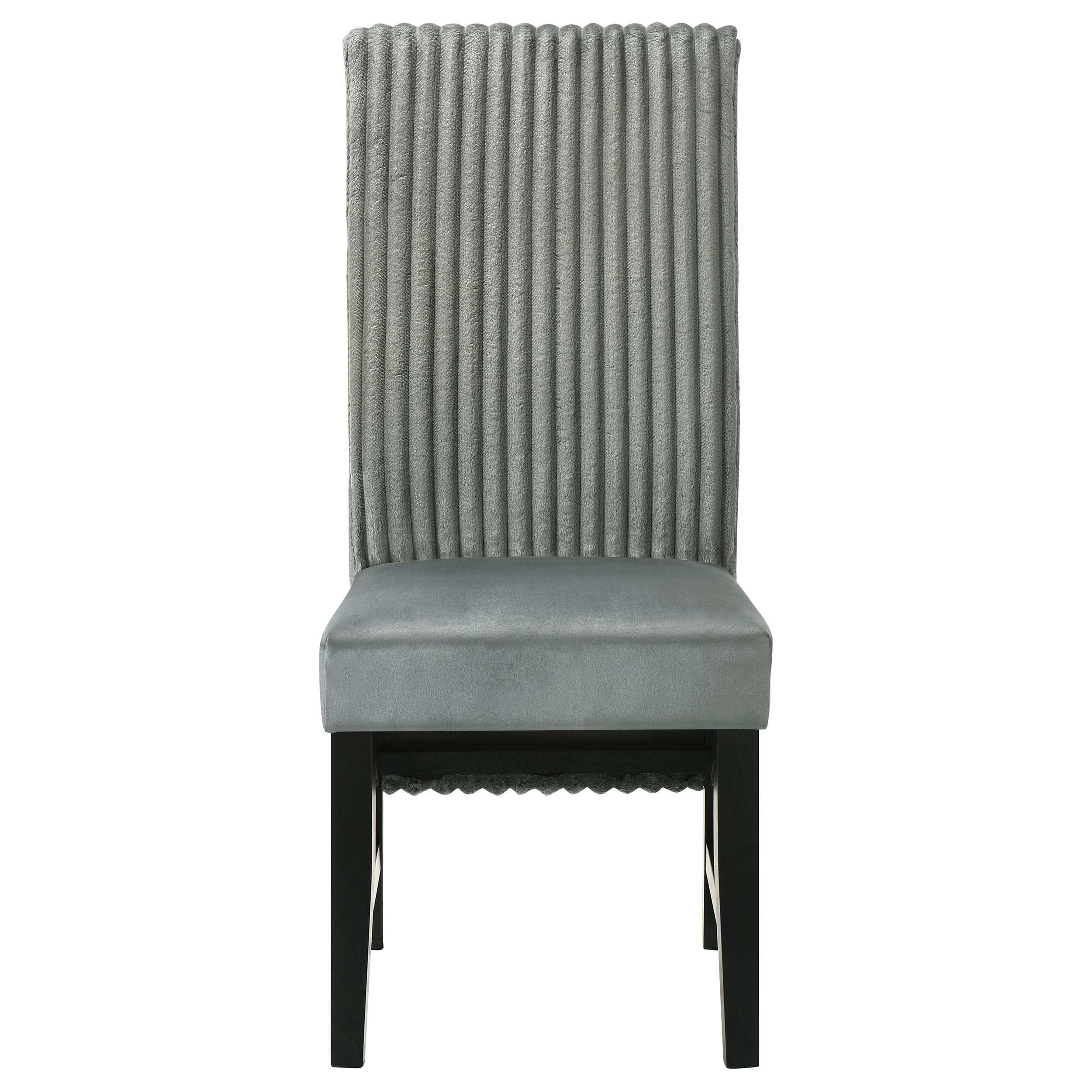 Coaster Home Furnishings Barrand Upholstered Dining Side Chair Grey (Set of 2)