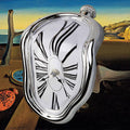 FAREVER Melting Clock, Salvador Dali Watch Melted Clock for Decorative Home Office Shelf Desk Table Funny Creative Gift, Rome Si