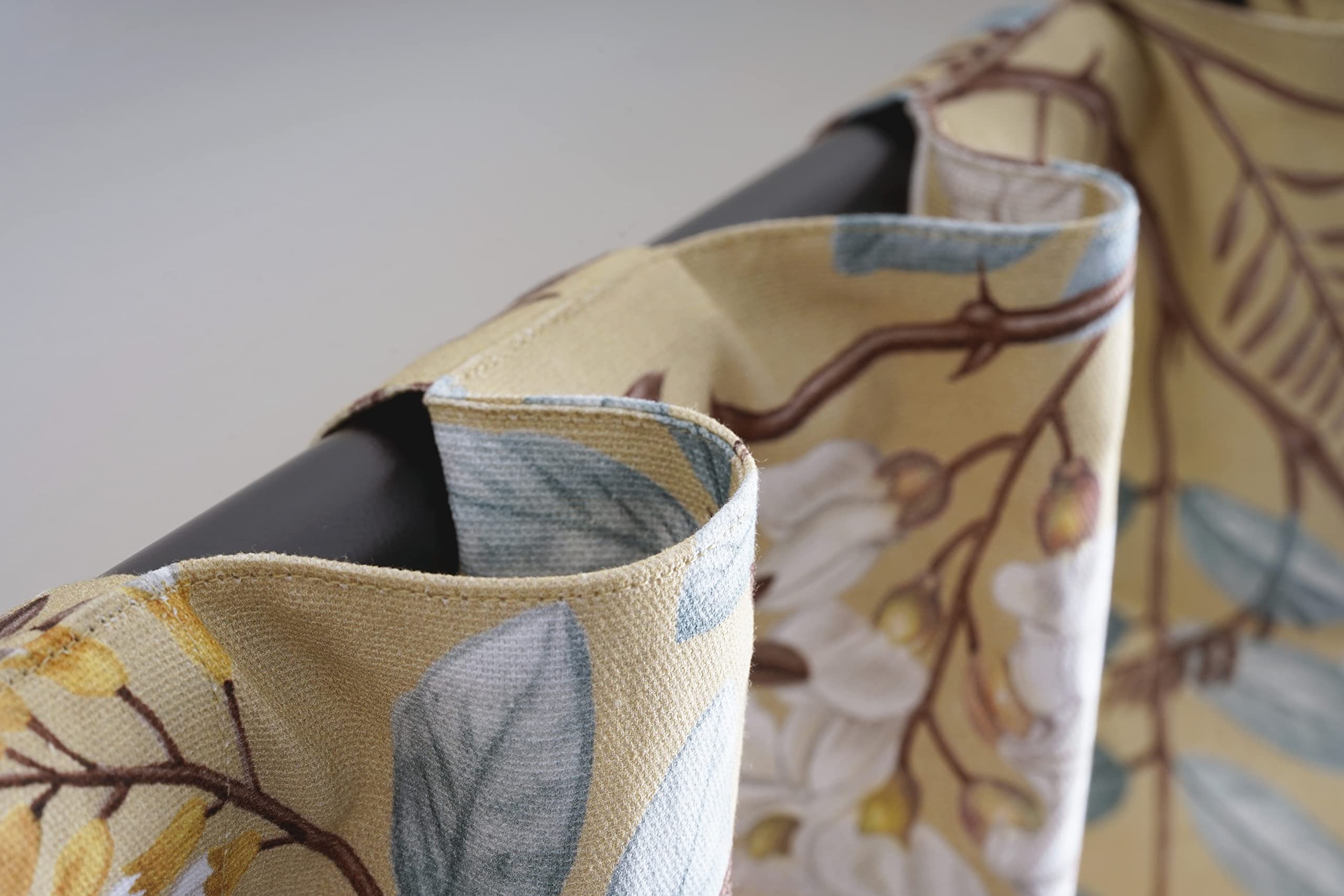 Maison D' Hermine 100% Cotton Curtain Feuillage Light Ecru One Panel Curtain For Living Rooms Bedrooms Offices Tailored With A R