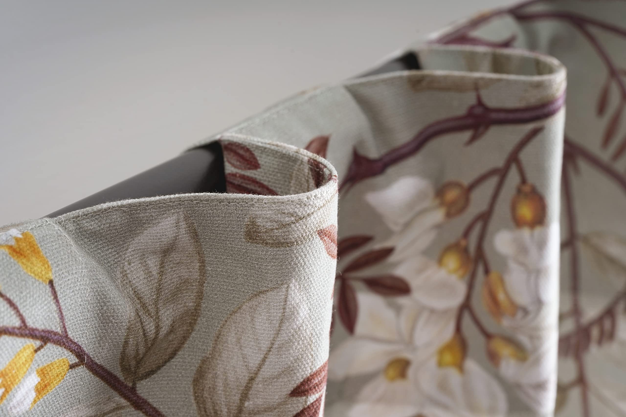 Maison D' Hermine 100% Cotton Curtain Feuillage Light Taupe One Panel Curtain For Living Rooms Bedrooms Offices Tailored With A