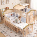 Babyteddy 16 In 1 (Forest Theme) Original Patented Baby Crib, Baby Cot, Toddler Bed,Cradle Rocker,Convertible Desk,KidS Sofa Mod