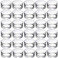 GOLDEAL 60-Pcs Tealight Candle Holders,Small Clear Glass,Tealight Holders Bulk Use for Weddings Parties Dinner,for 1.5 Tealight.
