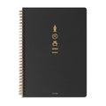 Topdrawer Romeo Japanese Notebook, Spiral Bound, B6 (4.9' X 6.9'), Dotted, 140 Pages