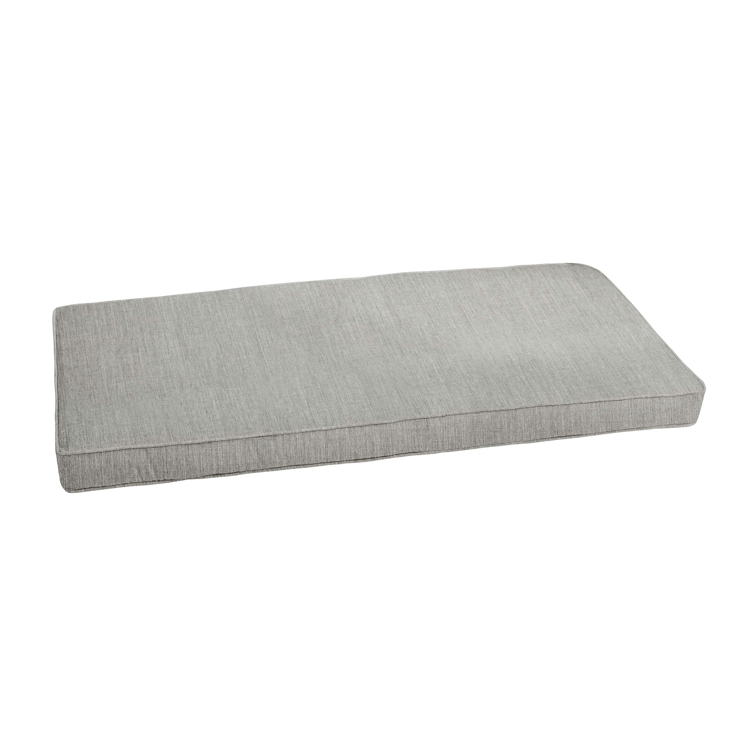 Sorra Home Cbench-Sb Indoor/Outdoor Bench Cushion-Bristol, 1 Count (Pack Of 1), Sunbrella-Canvas Granite 5 Sq Ft