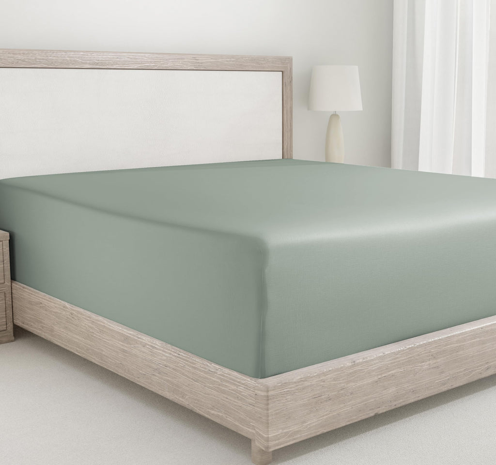 California Design Den Deep Fitted Queen Sheets, Deep Pocket Soft 400 Thread Count 100% Cotton, No Pop-Off Elastic, Durable Satee
