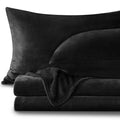 Bedelite Flannel Sheets King Size Camel - Super Soft Fleece Sheets Set Fluffy Extra Plush, 4 Piece(Include Fitted Sheet, Flat Sh