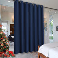 Ryb Home Room Divider Curtains, Solid Heavy Duty Blackout Drapes Soundproof Large Window Treatment For Bedroom Dining Hall Share