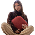 Quiet Mind The Original Weighted Pillow For Adults - (Small, Chili Oil, 6 Lbs) - Weighted Body Pillow - Versatile Cooling Body P