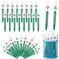 Epakh 48 Pcs Mahjong Ballpoint Pens Chinese Funny Gifts Retractable Rolling Ball Pens for Mahjong Lovers Men and Women for Offic
