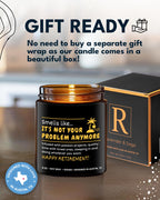 Retirement Candle, Best Retirement Gifts For Women & Men, Happy Retirement Gifts For Coworker, Gift-Ready