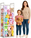 Zoxkoy Stuffed Animal Zoo for Bedroom - Holds 150+ Plushies | 45lb Load Heavy Duty Toy Storage | 10-Min Tool-Free Setup - 95% Sp