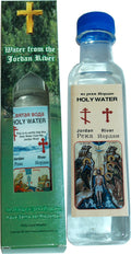 Holy Land Market Authentic Jordan River Baptism of Our Lord Water in Decorative Box (Bottle with Carton)