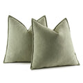 Miulee Pack Of 2 Sage Green Decorative Pillow Covers 22X22 Inch Soft Chenille Luxurious Couch Throw Pillows Farmhouse Cushion Covers Euro Shams With Elegant Design For Sofa Bed Living Room Home Decor