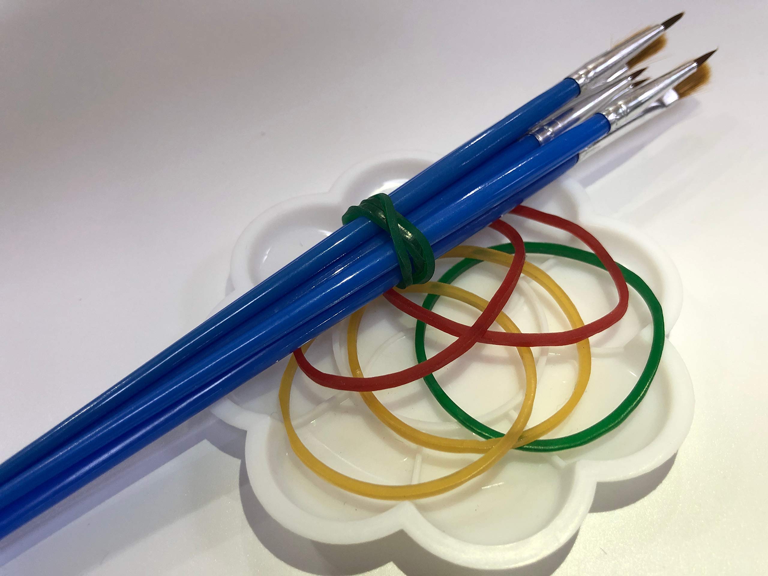 Rubber Bands, Size 16 Colorful Rubber Band (2 1/2' X 1/16'), 16 Elastic Bands Durable Non Latex Rubber Bands Bulk For Office S