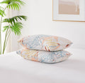 Southshore Fine Living, Inc. Tropical Print Pillow Covers 26'X26' Set Of 2, Euro Sham Covers, Quilted Pillow Shams 26X26 To Ma