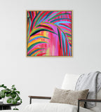 Sylvie Blank Framed Canvas 22x22