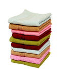 Space Fly 500 GSM Cotton Fresh Loom Face Towel for Women | Towel Hanky for Men | Baby face Towels Newborn | Soft Hand Napkins fo