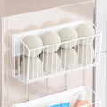 Magnetic Wool Dryer Ball Holder, Magnetic Basket for Laundry Detergent, Magnetic Shelves for Side of Washer Dryer Refrigerator, 