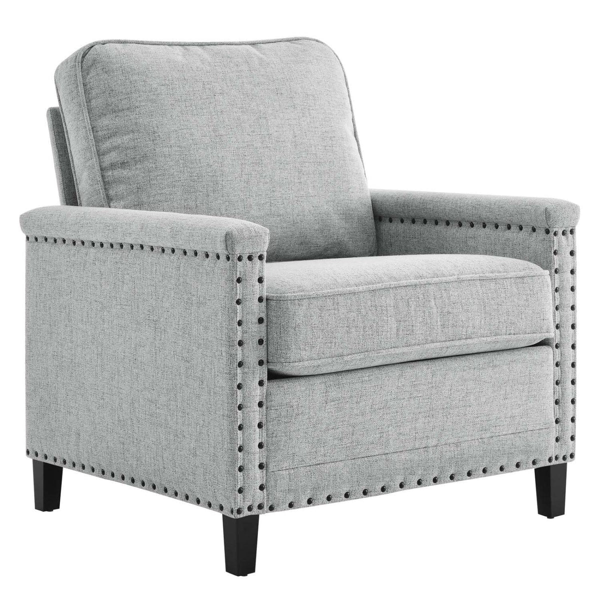 Modway Ashton Sofas, Armchair, Light Gray