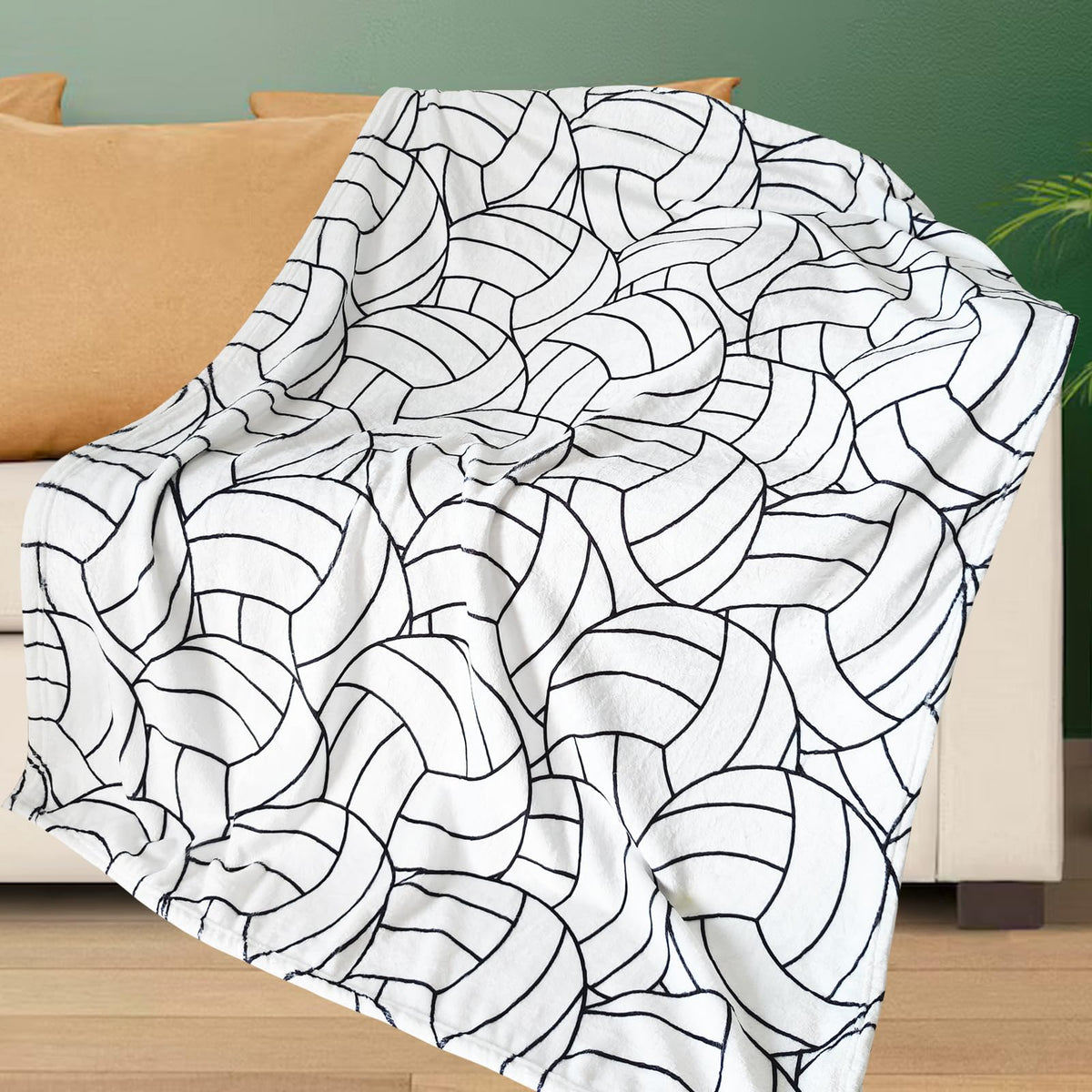Niopos Kids' Throw Blankets Boys Girls Sport Gifts For Kids 8-12 Ball Lovers Team Gifts Fleece Blankets Boy Girls Bedroom Stuff