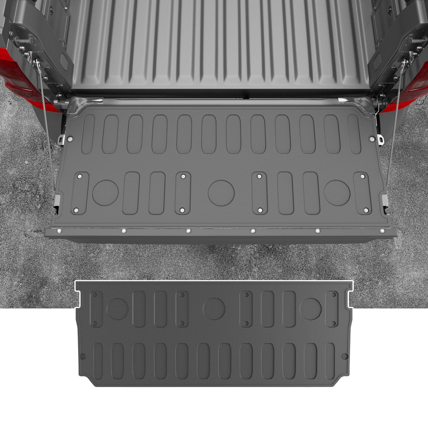Powoq Tailgate Mat Compatible With 2022-2025 Ford Maverick Tailgate Liner All Season Tpe Tailgate Protector Replacement For 2022