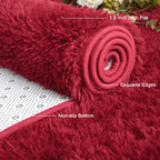 Arogan Shag Modern Area Rug For Living Room, 6X9 Feet Washable Rugs For Bedroom, Indoor Floor Carpet Rugs, Plush Memory Foam Bes