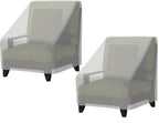 2 Pk - Simplehouseware Patio Lounge Deep-Seat Sofa Cover, 32 X 39 X 29 Inches