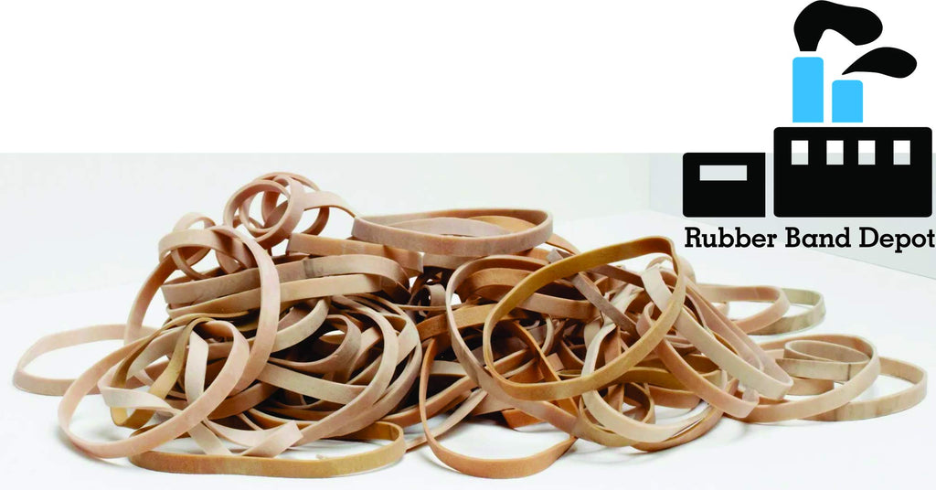 Rubber Bands, Rubber Band Depot, Size #33, Approximately 820 Rubber Bands Per Bag, Rubber Band Measurements: 3-1/2' X 1/8' - 1