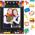 Tatuo Pack of 11 Back to School Photo Booth Props First Day of School Photo Booth Frame Backdrop Fun Posing Sign for Party Favor