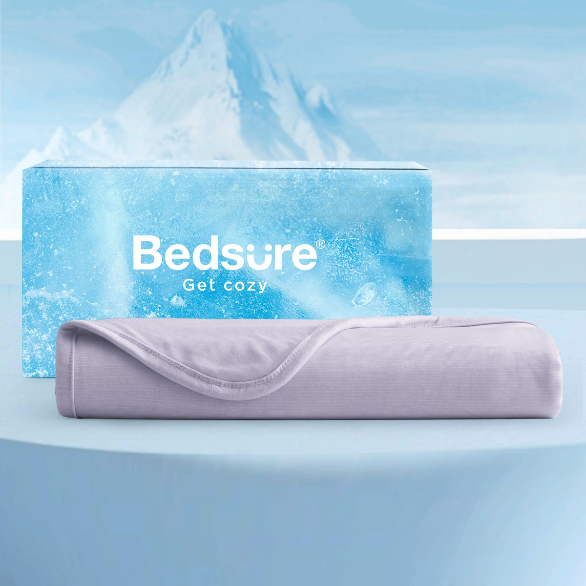 Bedsure Lavender Cooling Blanket Full Size For Hot Sleepers - Summer Blanket Full Size Cold Bed Cool Arc-Chill Thin Ice Cooled B