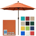 Eliteshade Usa 10-Year-Non-Fading 10Ft Market Umbrella Patio Umbrella Outdoor Table Umbrella With Ventilation, Rust