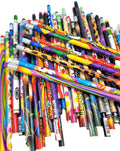 Zugar Land Awesome Assortment Of Various Designs Pencils Totally Random Pick (24 Pack)