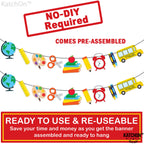 Katchon, Back To School Decorations - Large, 10 Feet, No Diy | Back To School Banner, Teacher Appreciation Banner | Back To Scho