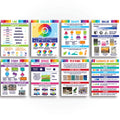 Sproutbrite Art Posters Elements Of Art Principles Of Design Classroom Decorations - Elementary, Middle School, High School (Ele