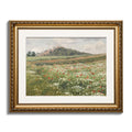 ARPEOTCY Vintage Gold Framed Wall Art, Fields with Wild Poppies Retro Paintings, Canvas Prints Artwork with Antique Frame, Victo
