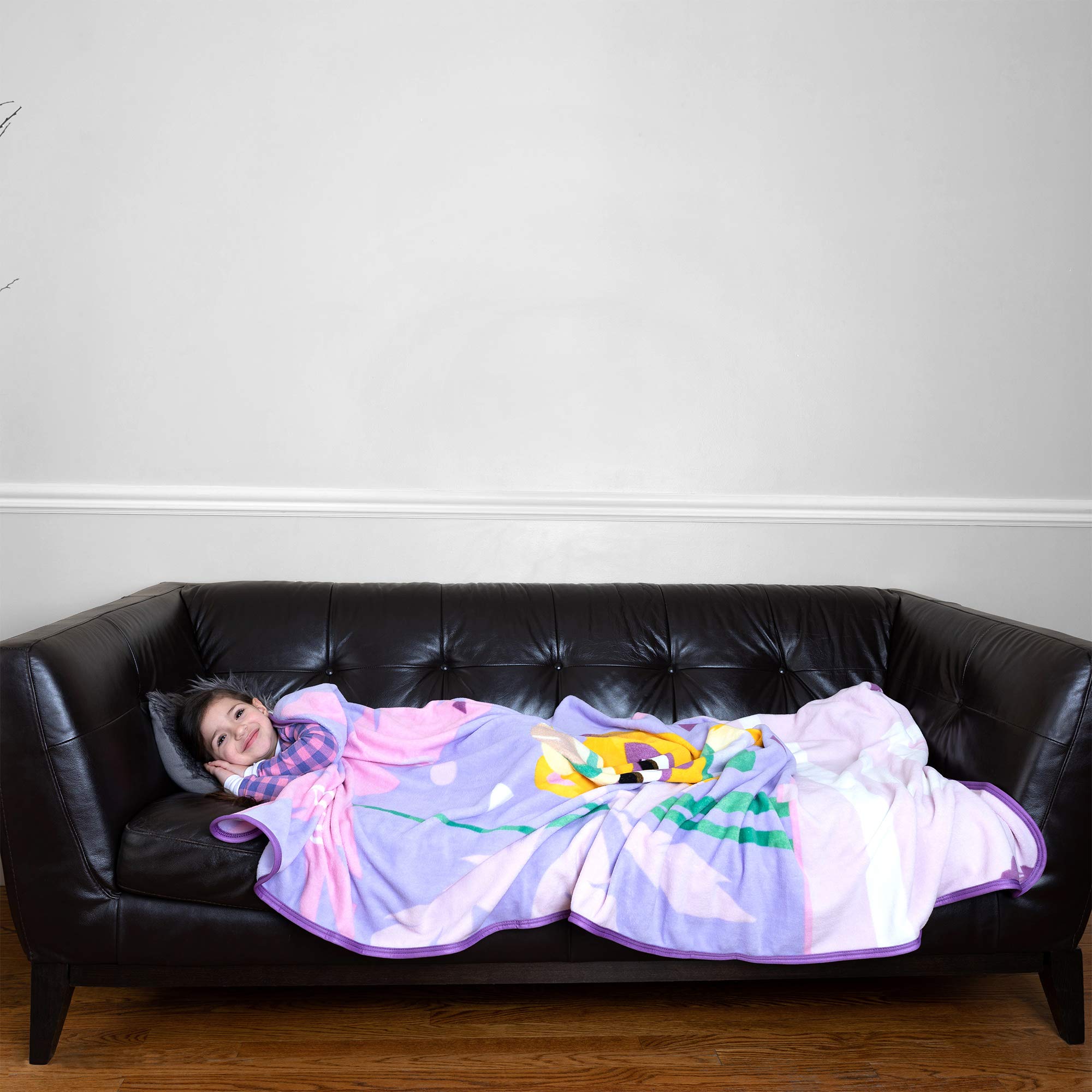 Franco Kids Bedding Super Soft Micro Raschel Blanket, 62 In X 90 In, Sony Vivo