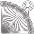 H&W 50Pcs 4.7'L Ring Loop Round Shape Diy Craft Wire Clip Table Card Holders Note Photo Picture Memo Holder Metal Clamp For Par