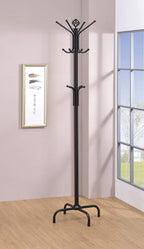 Coaster Home Furnishings Spider Coat Rack Black, 74 Inch (CO-2019)