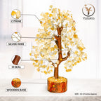 Citrine Crystal Tree - Feng Shui Decor - Chakra Tree - Spiritual Items - Home Decoration - Gemstone Tree - Crystals - Crystal De